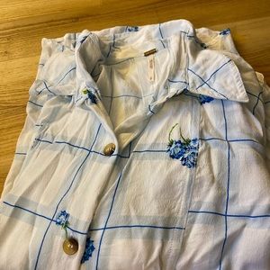 SOLD Free people button down